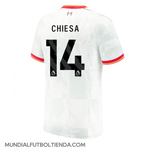 Camiseta Liverpool Federico Chiesa #14 Tercera Equipación Replica 2024-25 mangas cortas